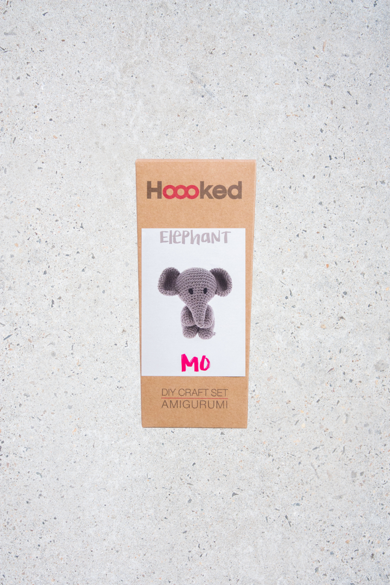Bild på DIY Crochet Kit Elephant Mo Eco Barbante Lava