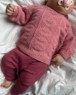 Bild på "ESTHER SWEATER BABY" stickad i Sunday 0mån-4år från PetiteKnit