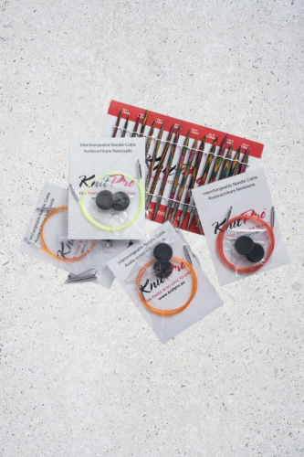 Bild på KnitPro Symfonie Deluxe - Set med ändstickor (8 par, 13 cm)