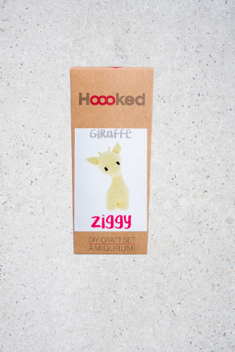 Bild på DIY Crochet Kit Giraffe Ziggy Eco Barbante Popcorn