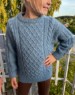 Bild på "MOBY SWEATER JUNIOR" stickad i Peer Gynt eller Double Sunday 