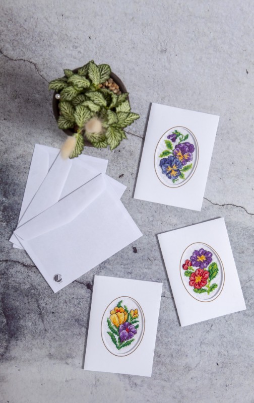 Bild på Vårblomster - 3 pack kort