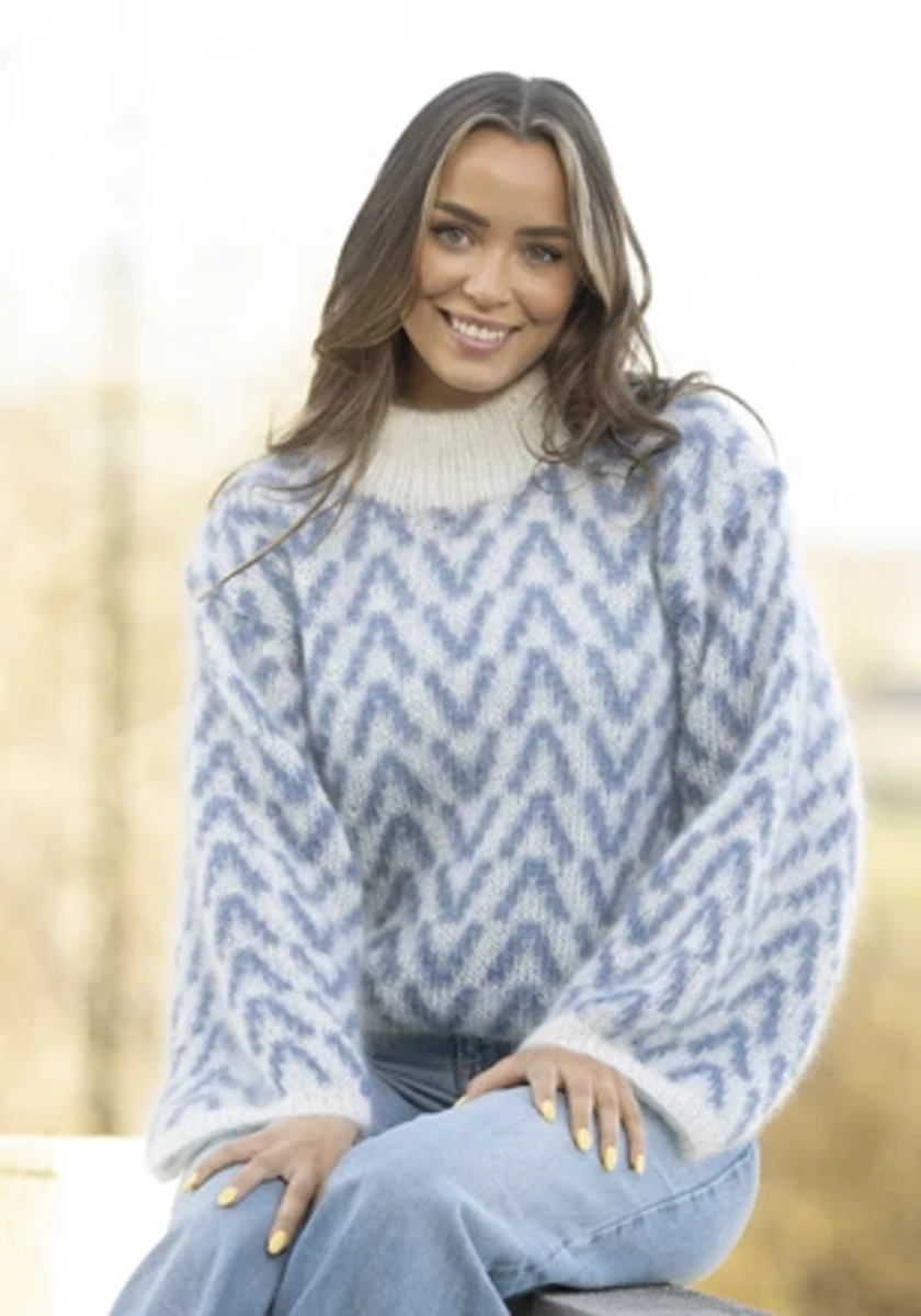 Bild på Mönsterkatalog Dam i Kid/silk från Viking Garn 2419