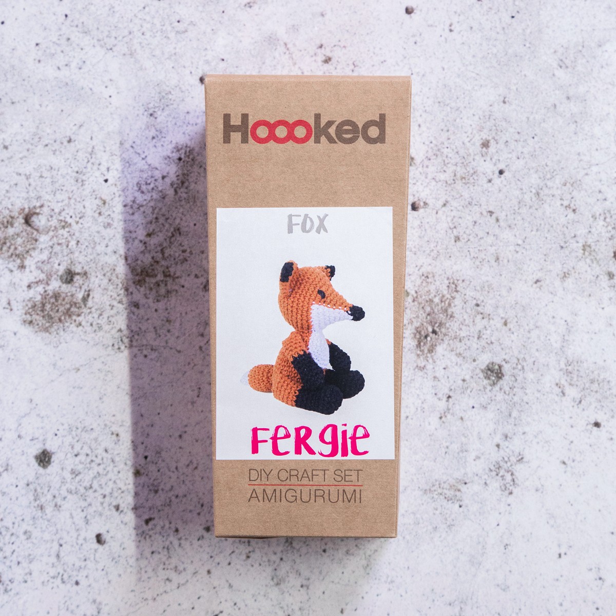 Bild på DIY Crochet Kit Fox Fergie Eco Barbante