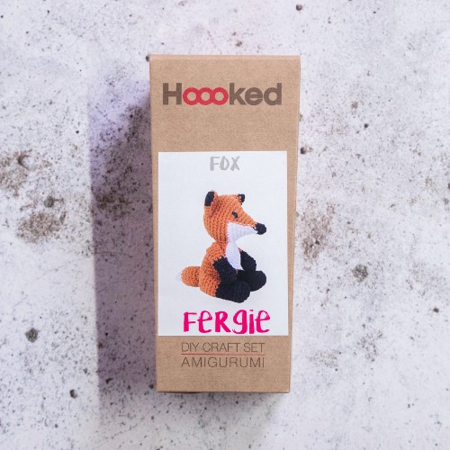 Bild på DIY Crochet Kit Fox Fergie Eco Barbante