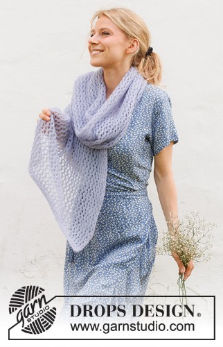 Bild på "Spring Catch" stickad i DROPS Brushed Alpaca Silk