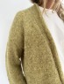 Bild på PLAIN CARDIGAN LIGHT (SVENSKA) stickad i två trådar Tynn Silk Mohair. Från LeKnit
