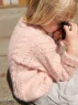 Bild på "CORNELIA SWEATER JUNIOR" stickad i en tråd Double Sunday och en tråd Tynn Silk Mohair, 2408-1