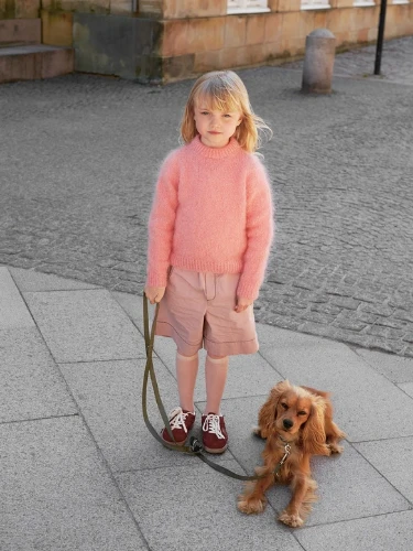 Bild på "SPENCER SWEATER JUNIOR" stickad i Ballerina Chunky Mohair, 2408-6