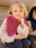 Bild på "HANNAH NECK JUNIOR" stickad i Dubbel tråd Borstad Alpakka eller dubbel tråd KOS, 2408-10a+10b