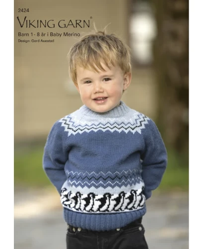 Bild på Mönsterkatalog barn 1-8år i Baby Merino, 2424