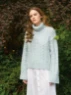 Bild på "CORNELIA SWEATER" stickad i en tråd Alpakka Ull och en tråd Tynn Silk Mohair 2409-5
