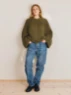 Bild på "PENNY CARDIGAN" stickad med en tråd Tynn Peer Gynt och en tråd Tynn Silk Mohair 2409-3