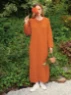 Bild på "BONNIE DRESS" stickad i en tråd Sunday och en tråd Tynn Silk Mohair 2409-11