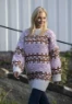 Bild på "Symphony of Sweater i Snorre" mönsterkatalog rån VikigGarn 2426