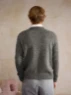 Bild på "BRENDAN SWEATER MAN" stickad i en tråd Tynn Peer Gynt och en tråd Alpakka Följetråd. 2412-5