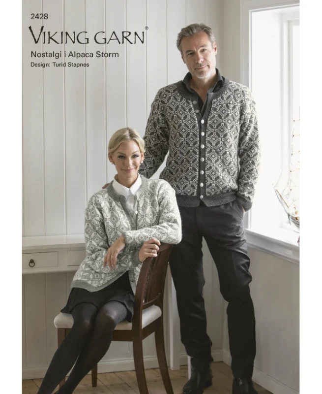 Bild på "Nostalgi" mönsterkatalog från Viking Garn 2428