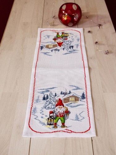 Bild på Tomte med lykta - Löpare