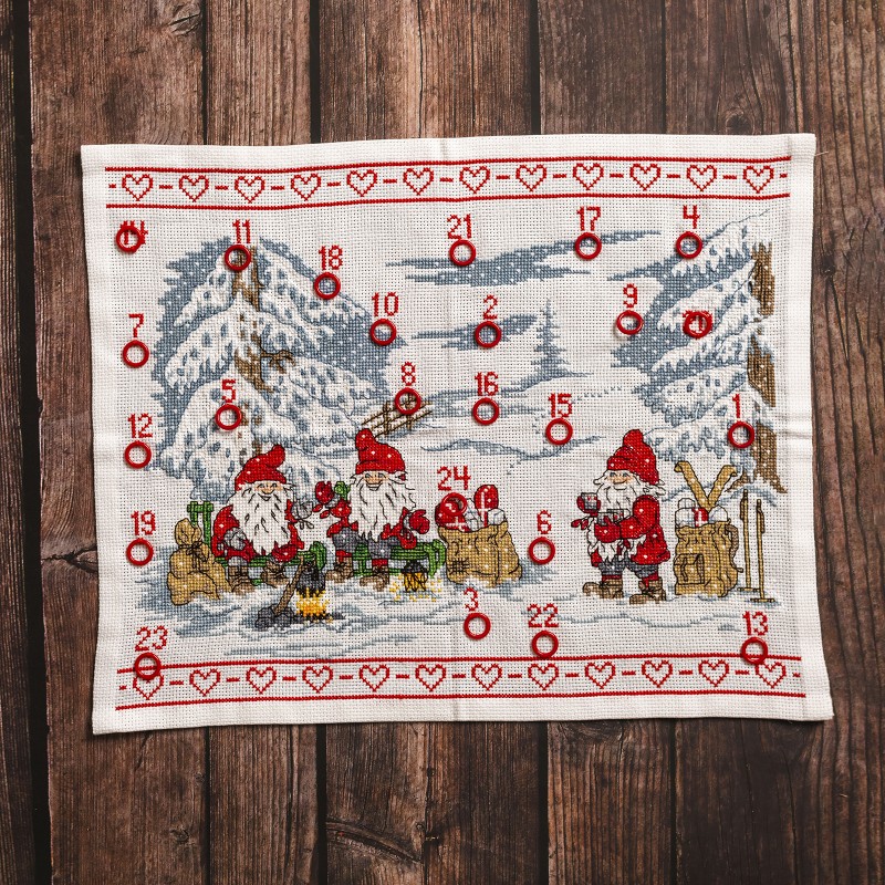 Bild på Tomtar på utflykt - julkalender
