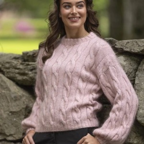 Bild på "Hampton" tröja stickad i Björk och Viking Kid/Silk 2425-9