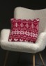 Bild på "Filippa" kudde stickad i Alpaca Bris ingår i katalog 2431