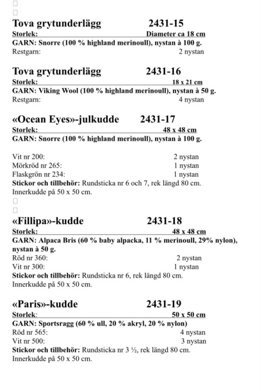Bild på Julstämning i skogen från Viking Garn 2431
