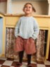 Bild på "CASPIAN SWEATER JUNIOR" stickad med en tråd Double Sunday eller Duo 2501-1a-1b