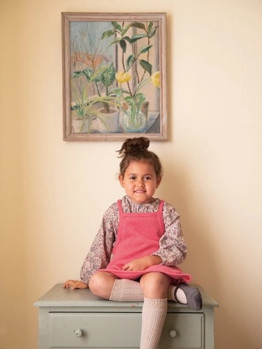 Bild på "CLEMENTINE DRESS" stickas i Tynn Merinoull 2501-9