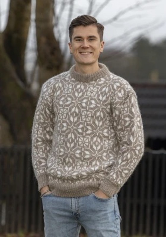 Bild på Mönsterkatalog 2501 stickad i Viking Wool