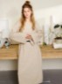 Bild på "MOLLY DRESS" stickad med en tråd Tynn Peer Gynt och en tråd Tynn Silk Mohair 2502-4