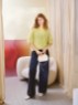 Bild på "IVY TEE" stickad i Ballerina Chunky Mohair 2502-6