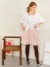 Bild på "LUNA SKIRT" lång eller kort stickad i Ballerina Chunky Mohair 2502-8a+8b