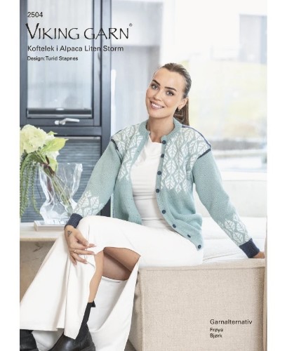 Bild på Mönsterkatalog 2504 stickat i Alpaca Liten Storm