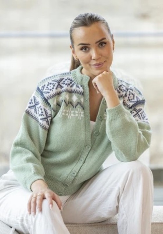 Bild på Mönsterkatalog 2504 stickat i Alpaca Liten Storm