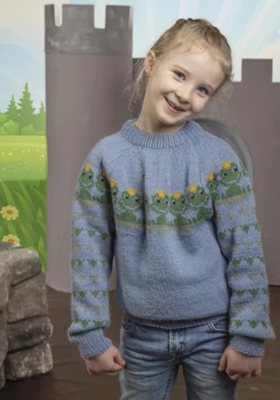 Bild på Mönsterkatalog "Prinsessa" stickat i Alpaca Storm 2505