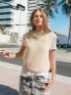 Bild på "ROSE TOP" stickad i två trådar Mandarin Petite 2504-1