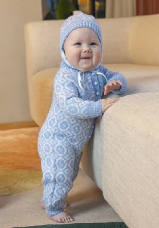 Bild på Mönsterkatalog från Viking Garn stickad i Baby Ull 2506