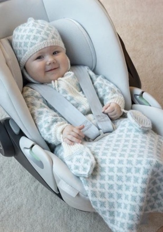 Bild på Mönsterkatalog från Viking Garn stickad i Baby Ull 2506