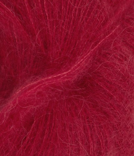 Bild på Tynn Silk Mohair Djup Röd 4236