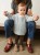 Bild på "CASPIAN SWEATER BABY" stickad i Duo 2502-5