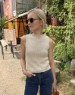 Bild på ”Ivy Top” i två trådar Tynn Line eller en tråd Line Från PetiteKnit