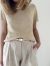 Bild på ”PLAIN YOKE TEE 28” stickad i Tynn Line från LeKnit