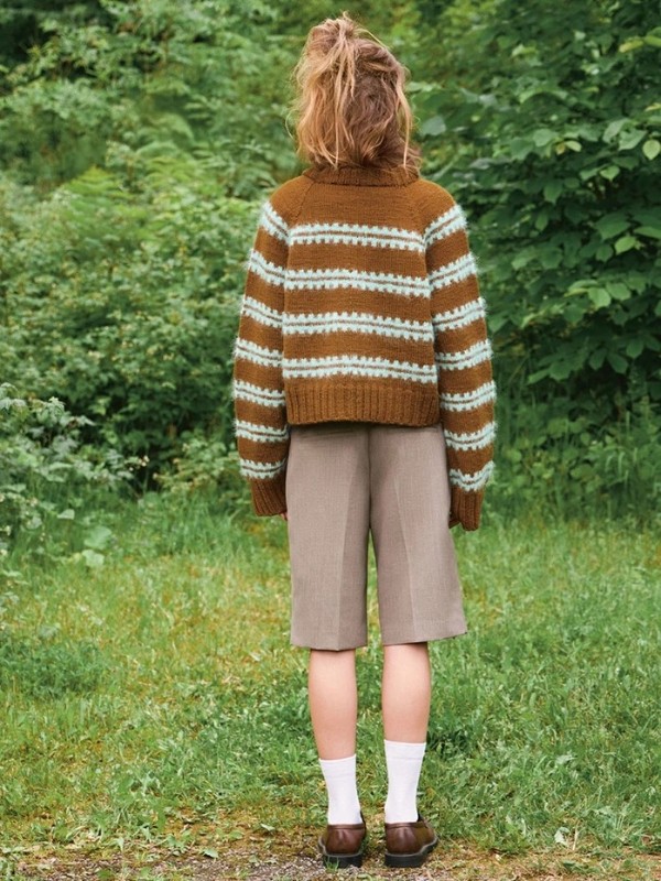 Bild på RIDGE SWEATER stickad i Peer Gynt och Ballerina Chunkey  2507-8