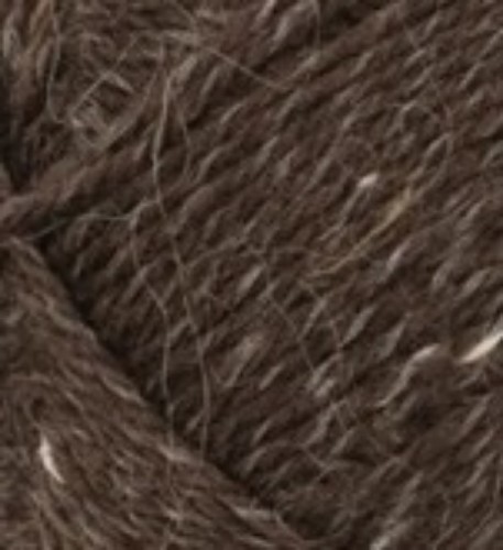 Bild på Tynn Peer Gynt Mørk brun m/natur tweed 3085