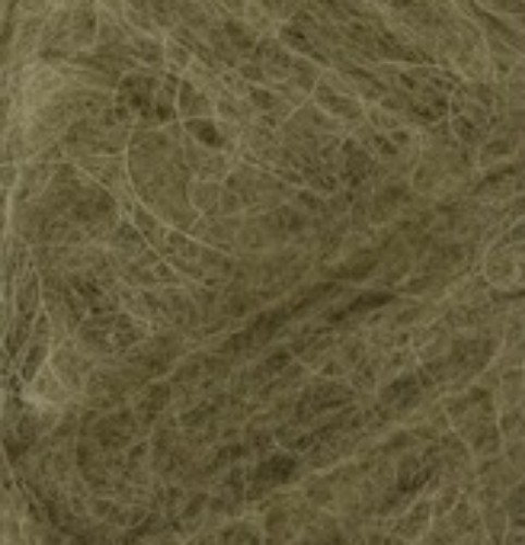 Bild på Børstet Alpakka Dark olive 9873