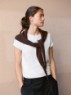 Bild på "TRIANGLE SHAWL" stickad i Cashmere 2508-3
