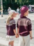 Bild på "SETESDAL GENSER JUNIOR" stickad i Babyull Lanett 2509-4a