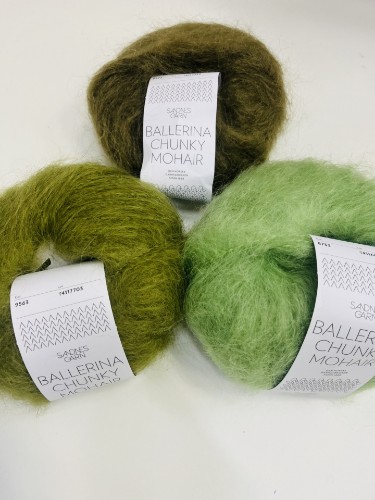 Bild på Ballerina Chunky Mohair Gröna