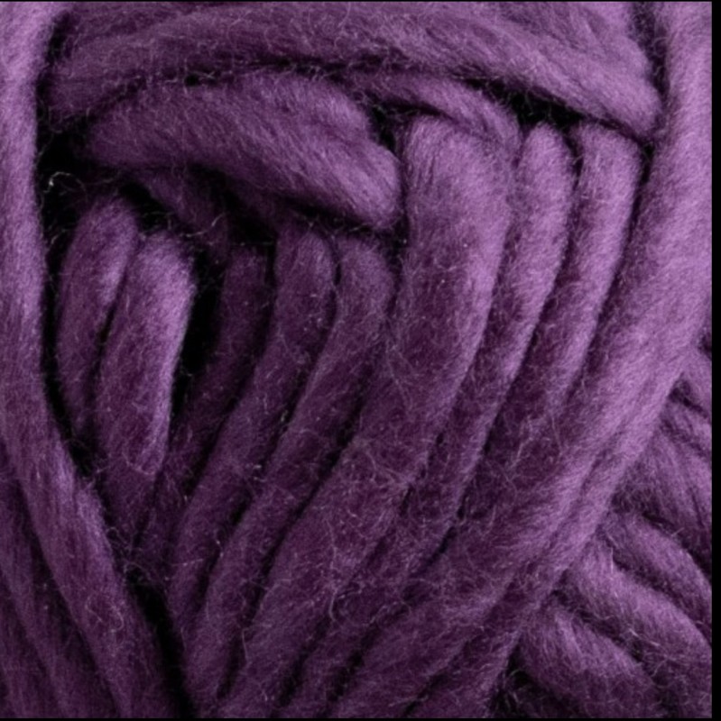 Bild på Slätstickad basicmössa i Merino Mega Julkit