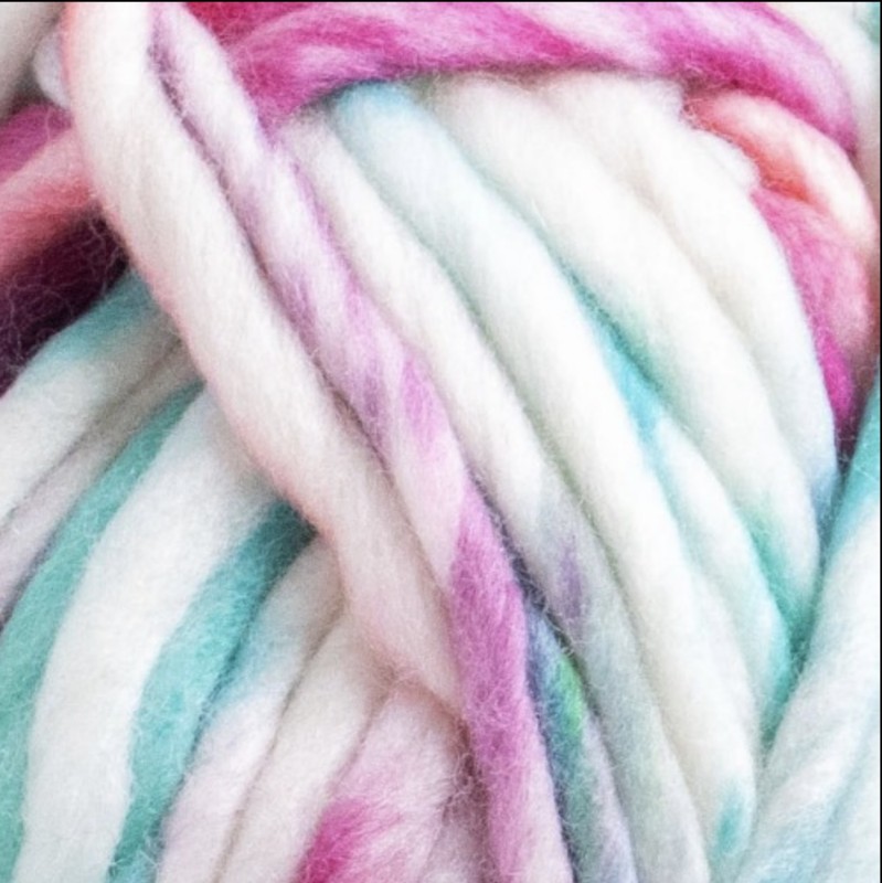 Bild på Slätstickad basicmössa i Merino Mega Julkit